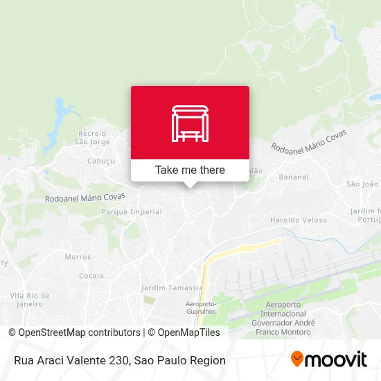 Rua Araci Valente 230 map