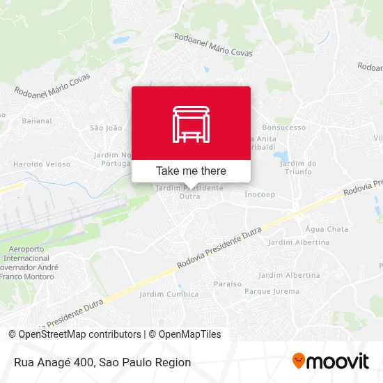 Rua Anagé 400 map