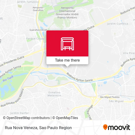 Rua Nova Veneza map