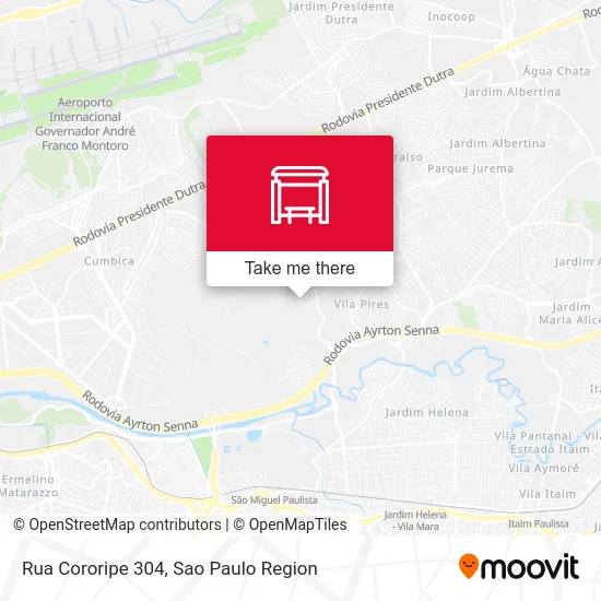 Rua Cororipe 304 map