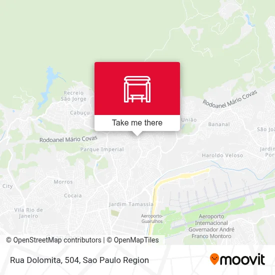 Rua Dolomita, 504 map