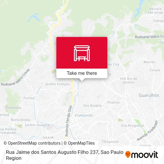 Rua Jaime dos Santos Augusto Filho 237 map
