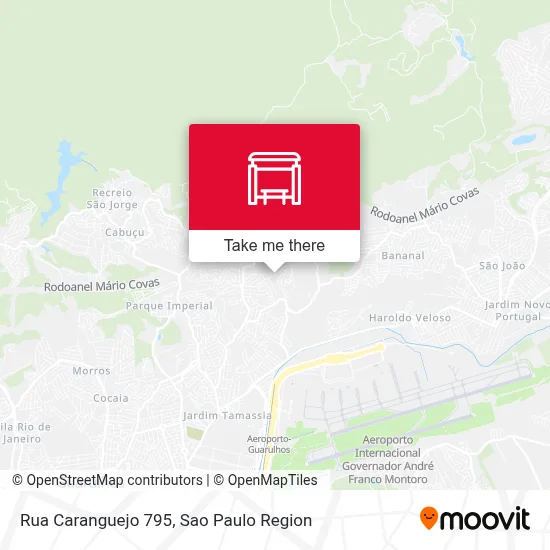 Rua Caranguejo 795 map