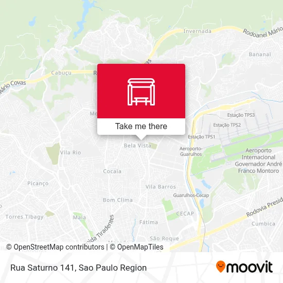 Rua Saturno 141 map