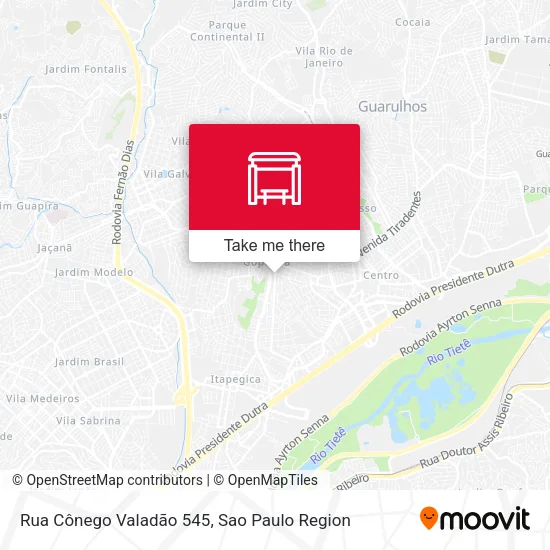 Rua Cônego Valadão 545 map