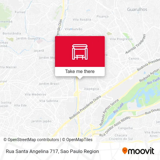 Rua Santa Angelina 717 map