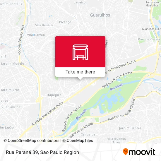 Rua Paraná 39 map