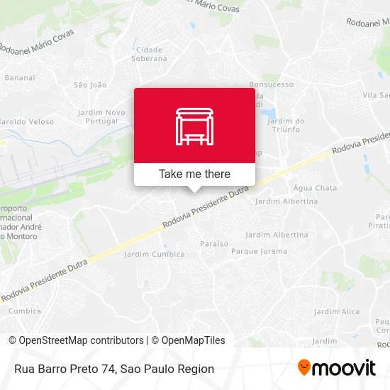 Rua Barro Preto 74 map