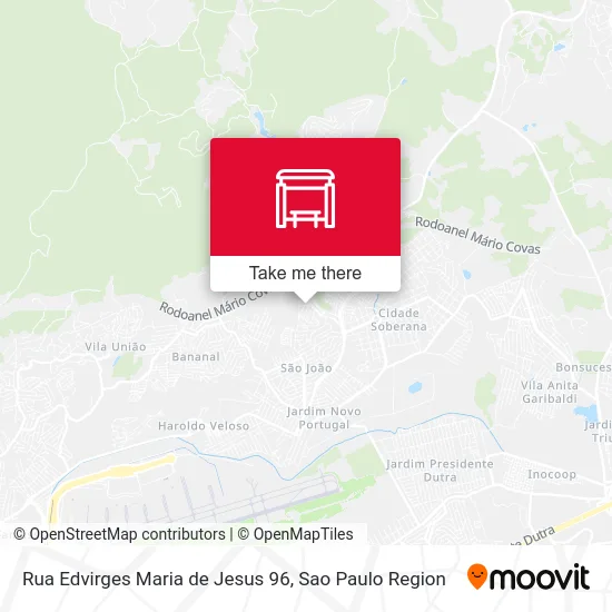 Rua Edvirges Maria de Jesus 96 map