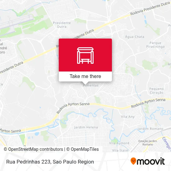 Rua Pedrinhas 223 map