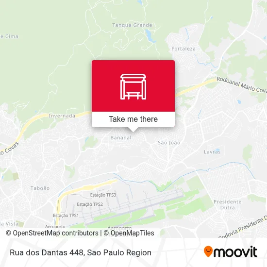 Rua dos Dantas 448 map