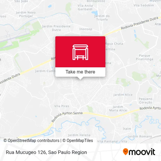 Rua Mucugeo 126 map