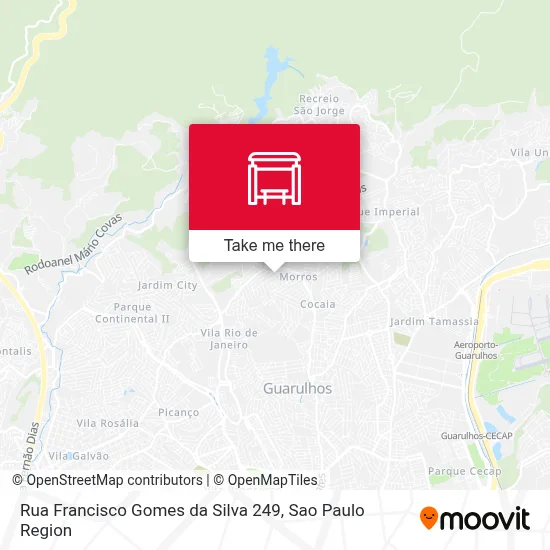 Rua Francisco Gomes da Silva 249 map