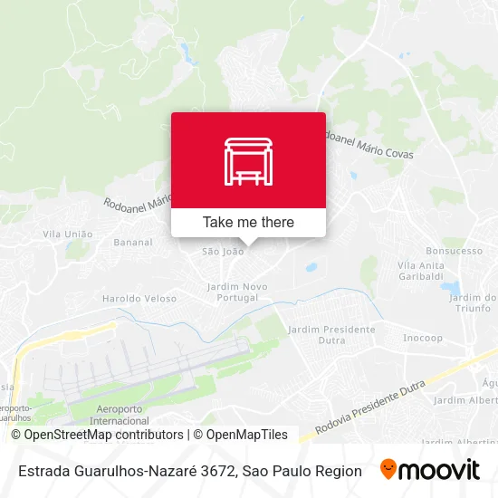 Estrada Guarulhos-Nazaré 3672 map
