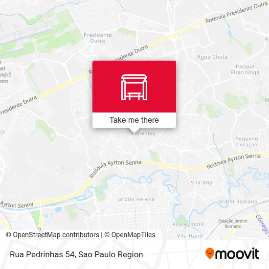 Rua Pedrinhas 54 map