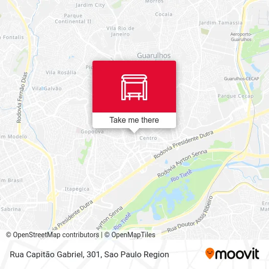 Rua Capitão Gabriel, 301 map