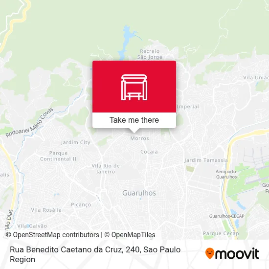 Rua Benedito Caetano da Cruz, 240 map