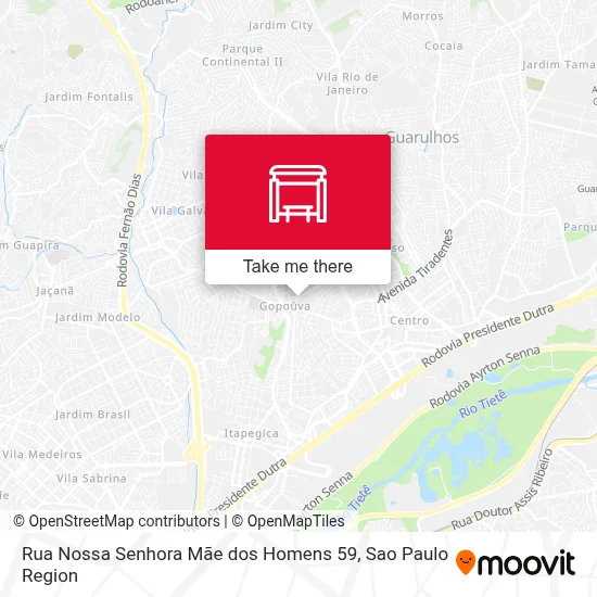 Rua Nossa Senhora Mãe dos Homens 59 map