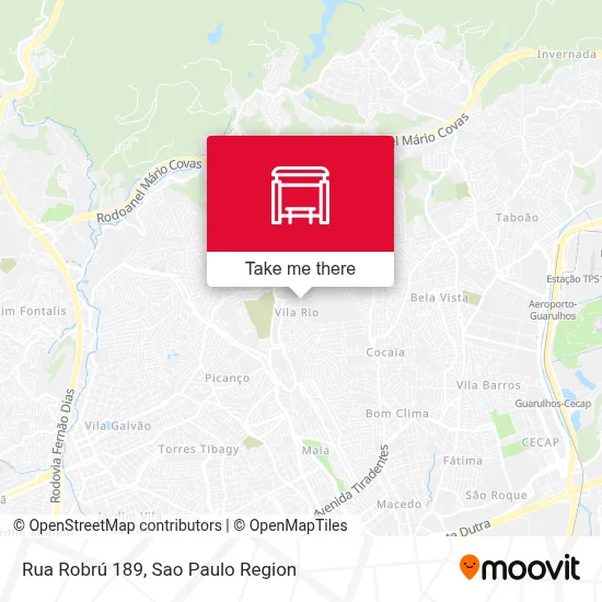 Rua Robrú 189 map