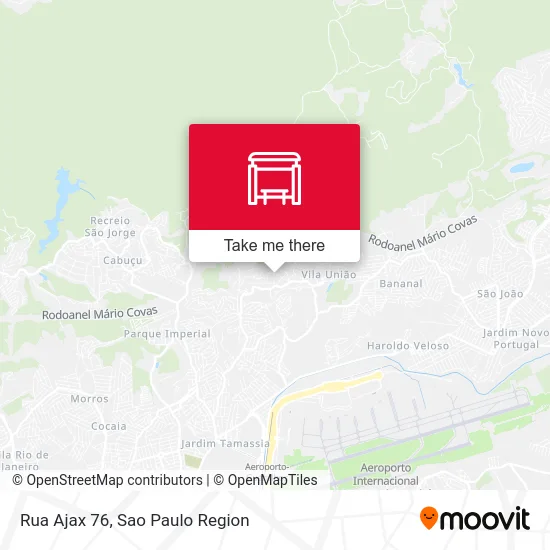Rua Ajax 76 map