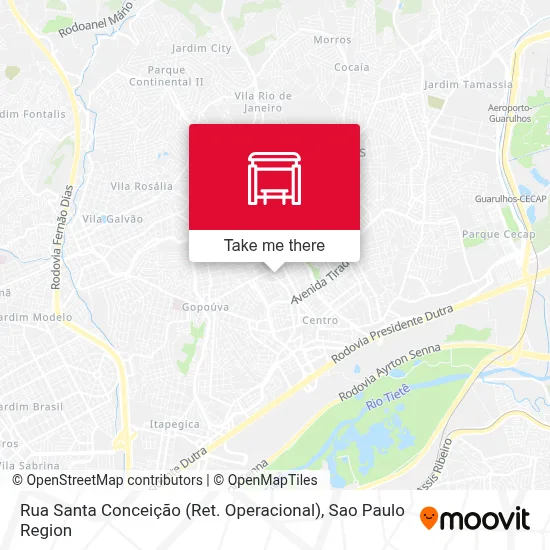Rua Santa Conceição (Ret. Operacional) map