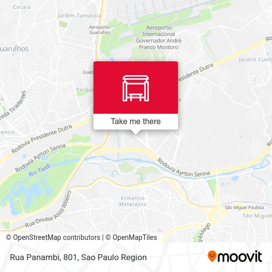 Rua Panambi, 801 map