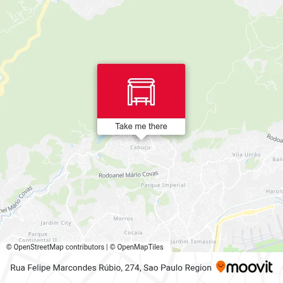 Rua Felipe Marcondes Rúbio, 274 map