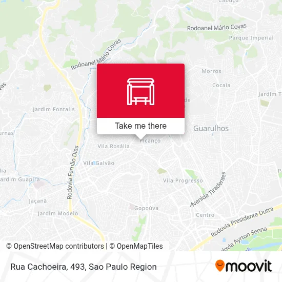 Rua Cachoeira, 493 map