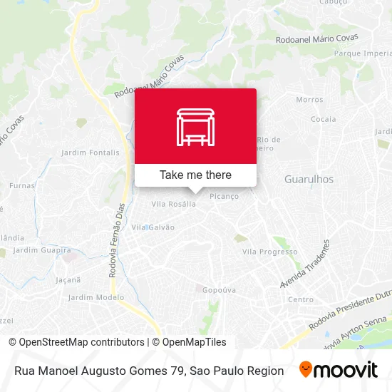 Rua Manoel Augusto Gomes 79 map