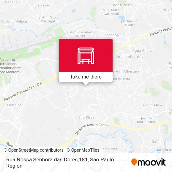 Rua Nossa Senhora das Dores,181 map