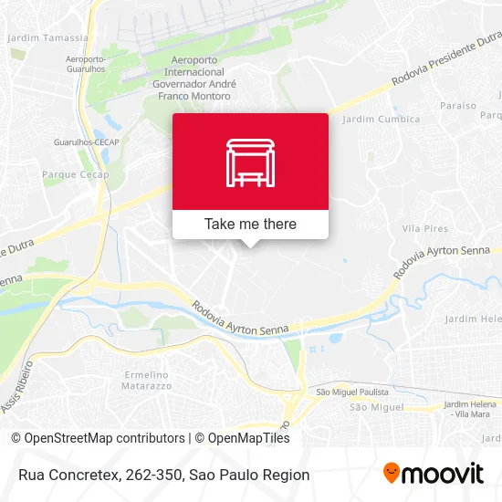 Rua Concretex, 262-350 map