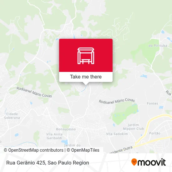 Rua Gerânio 425 map