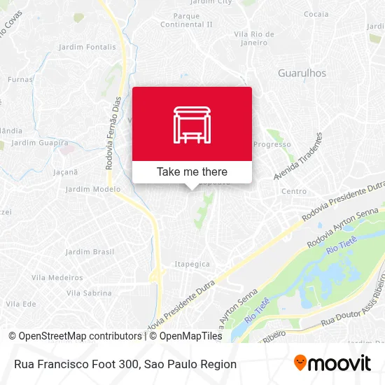 Rua Francisco Foot 300 map