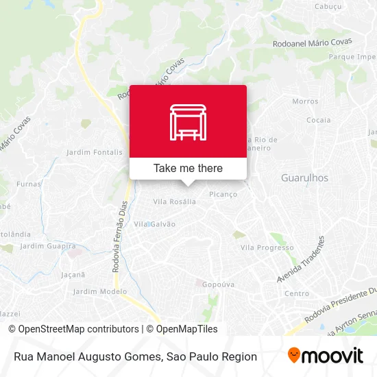 Rua Manoel Augusto Gomes map