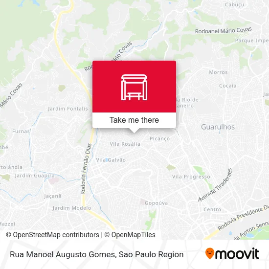 Rua Manoel Augusto Gomes map