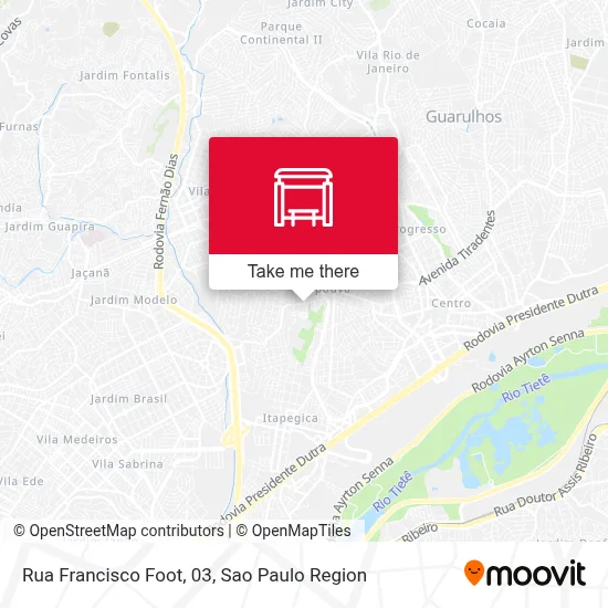 Rua Francisco Foot, 03 map