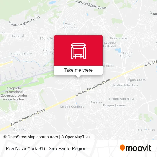 Rua Nova York 816 map