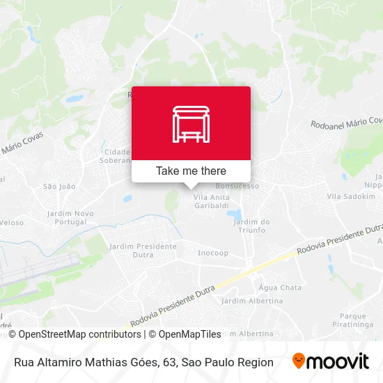 Rua Altamiro Mathias Góes, 63 map