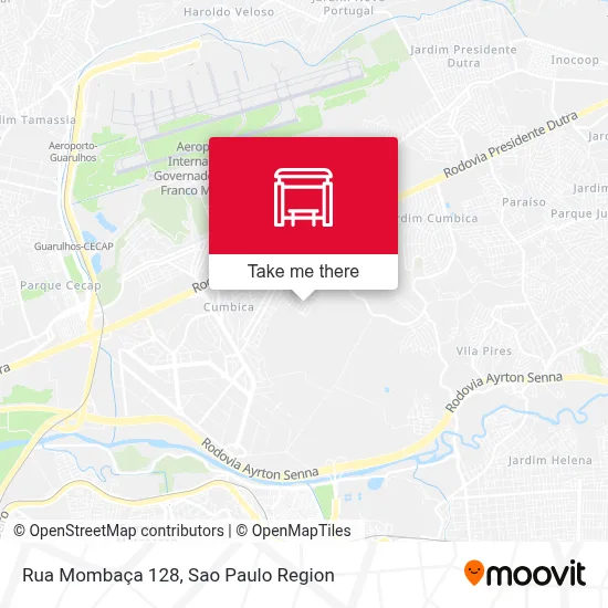 Rua Mombaça 128 map
