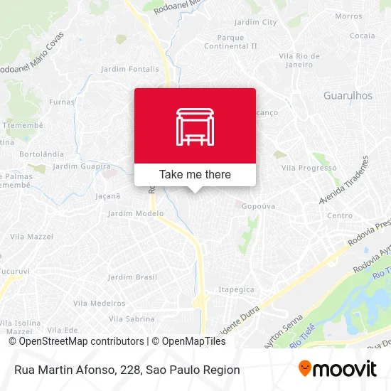 Rua Martin Afonso, 228 map