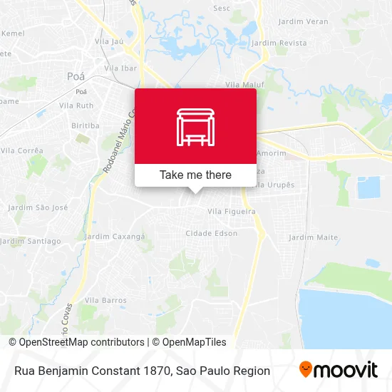 Rua Benjamin Constant 1870 map
