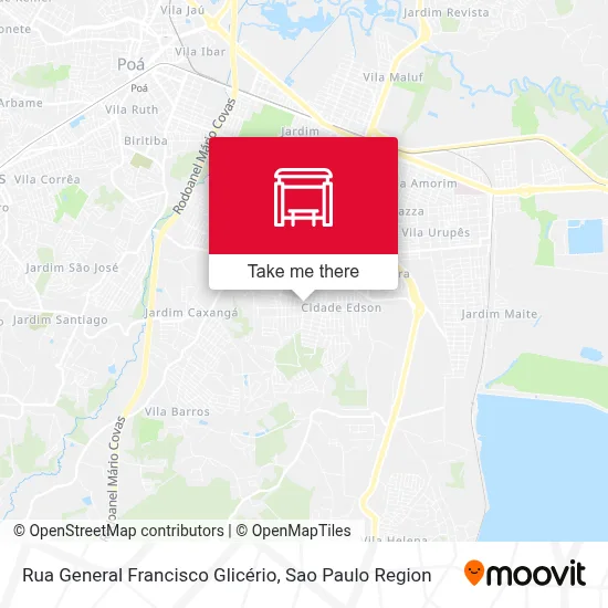 Rua General Francisco Glicério map