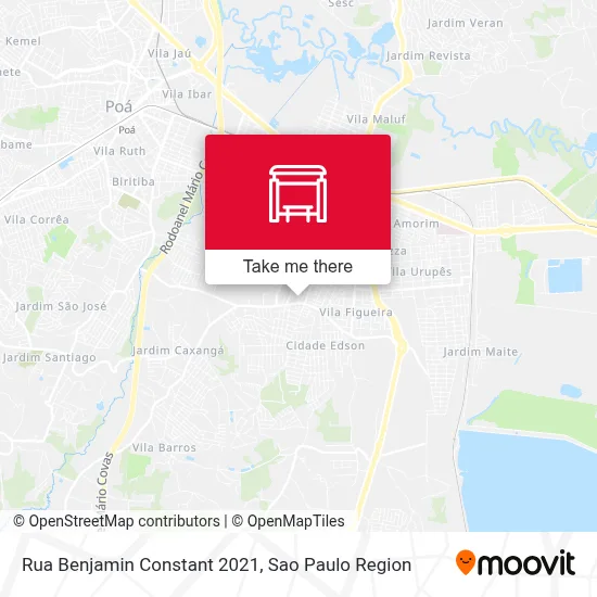 Rua Benjamin Constant 2021 map