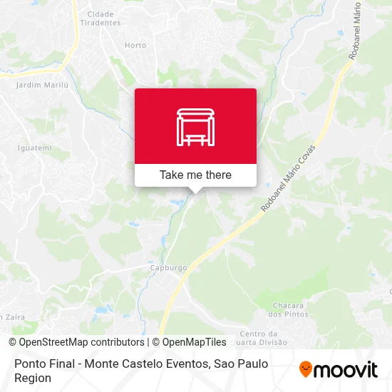 Ponto Final  - Monte Castelo Eventos map