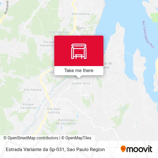 Estrada Variante da Sp-031 map