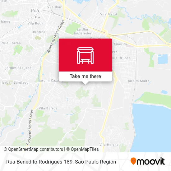 Rua Benedito Rodrigues 189 map