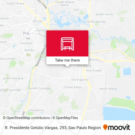 R. Presidente Getúlio Vargas,  293 map