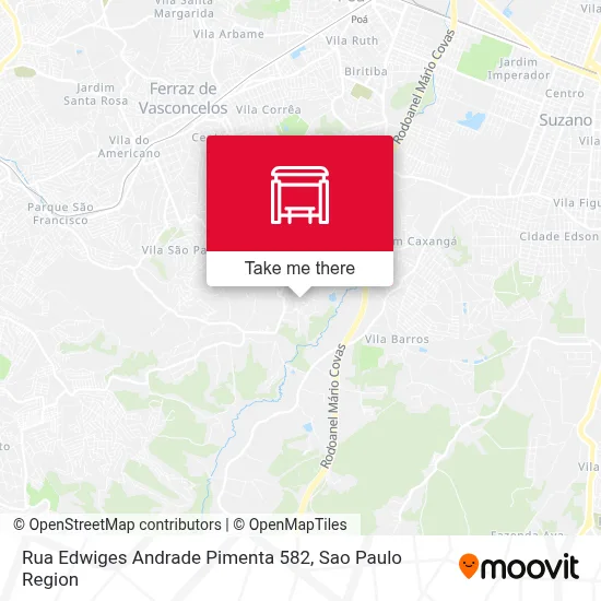 Rua Edwiges Andrade Pimenta 582 map