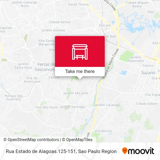 Rua Estado de Alagoas.125-151 map