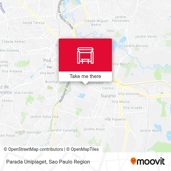 Parada Unipiaget map